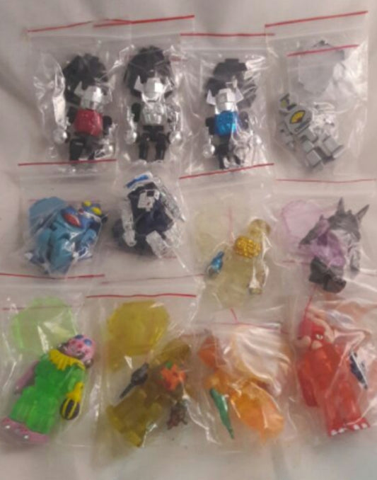 Takara Myclone 12 Mini Action Trading Figure Set Used