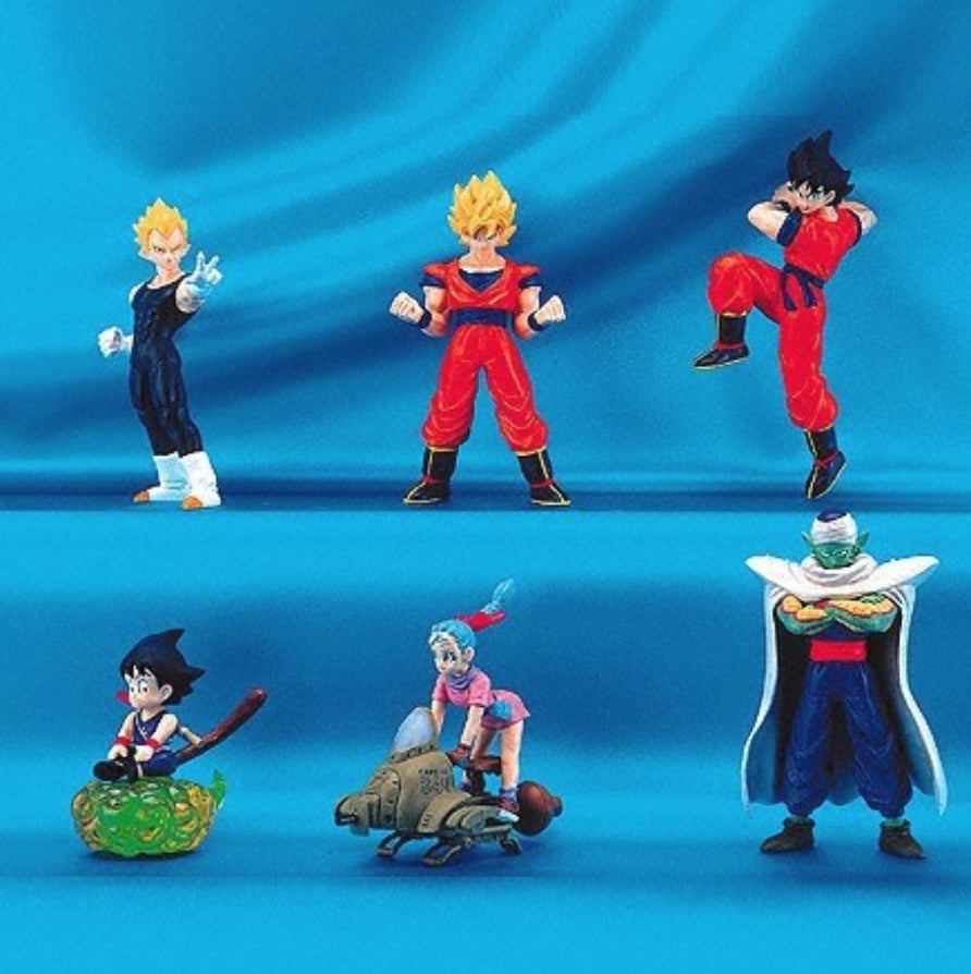 Bandai Dragon Ball Z DBZ Gashapon HG Part 1 6 Mini Trading Figure Set