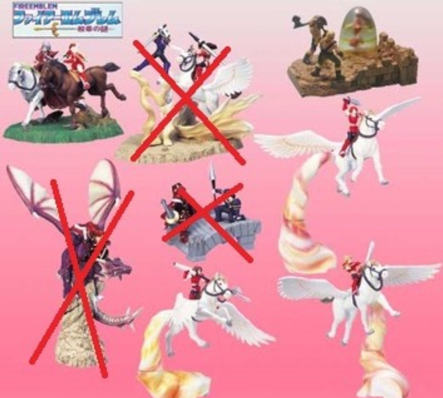 Yujin Pleasant Angels Fire Emblem Gashapon Part 2 5 Figure Set Used