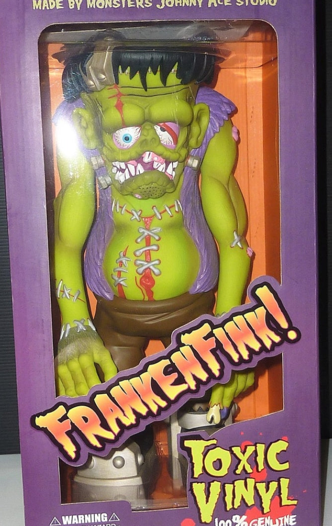 Made by Monsters Johnny Ace & Kali Verra Franken Fink Green Ver 18" Vinyl Figure