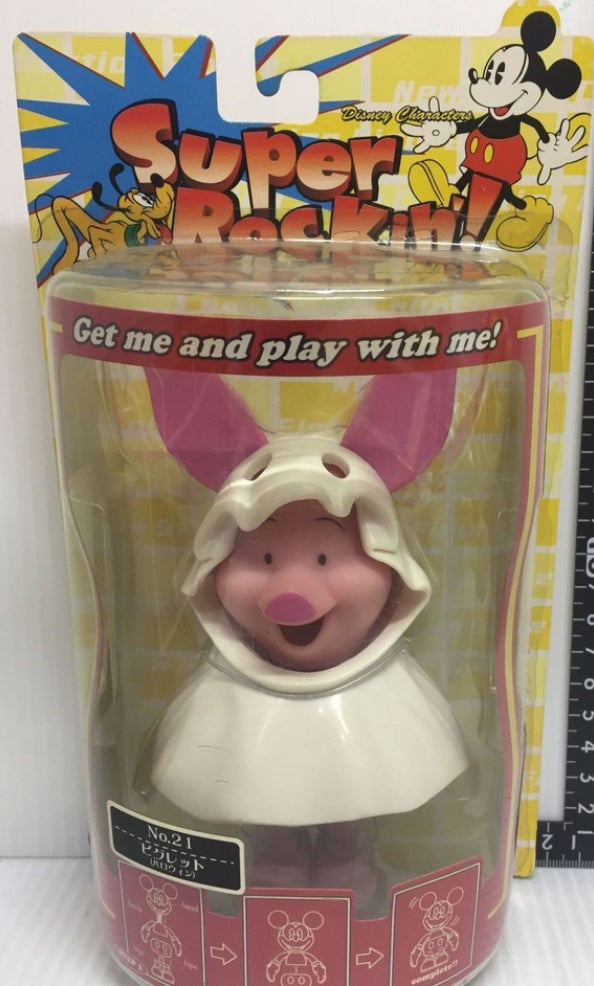 Sega Disney Characters Super Rockin No 21 Winnie The Pooh Piglet Bobble Head Figure