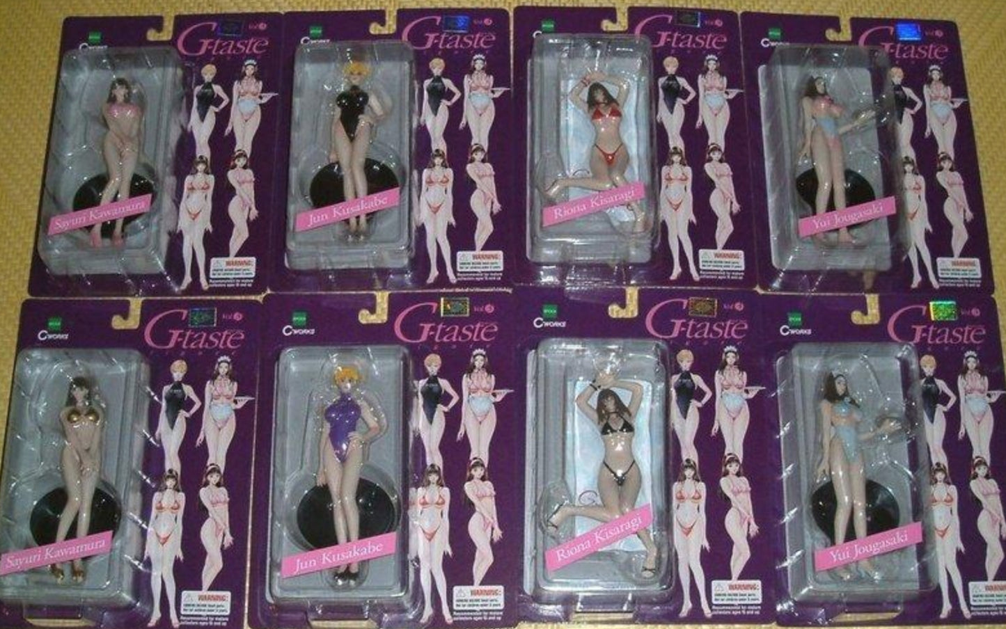 Epoch G-taste Vol 3 4+4 8 Trading Collection Figure Set
