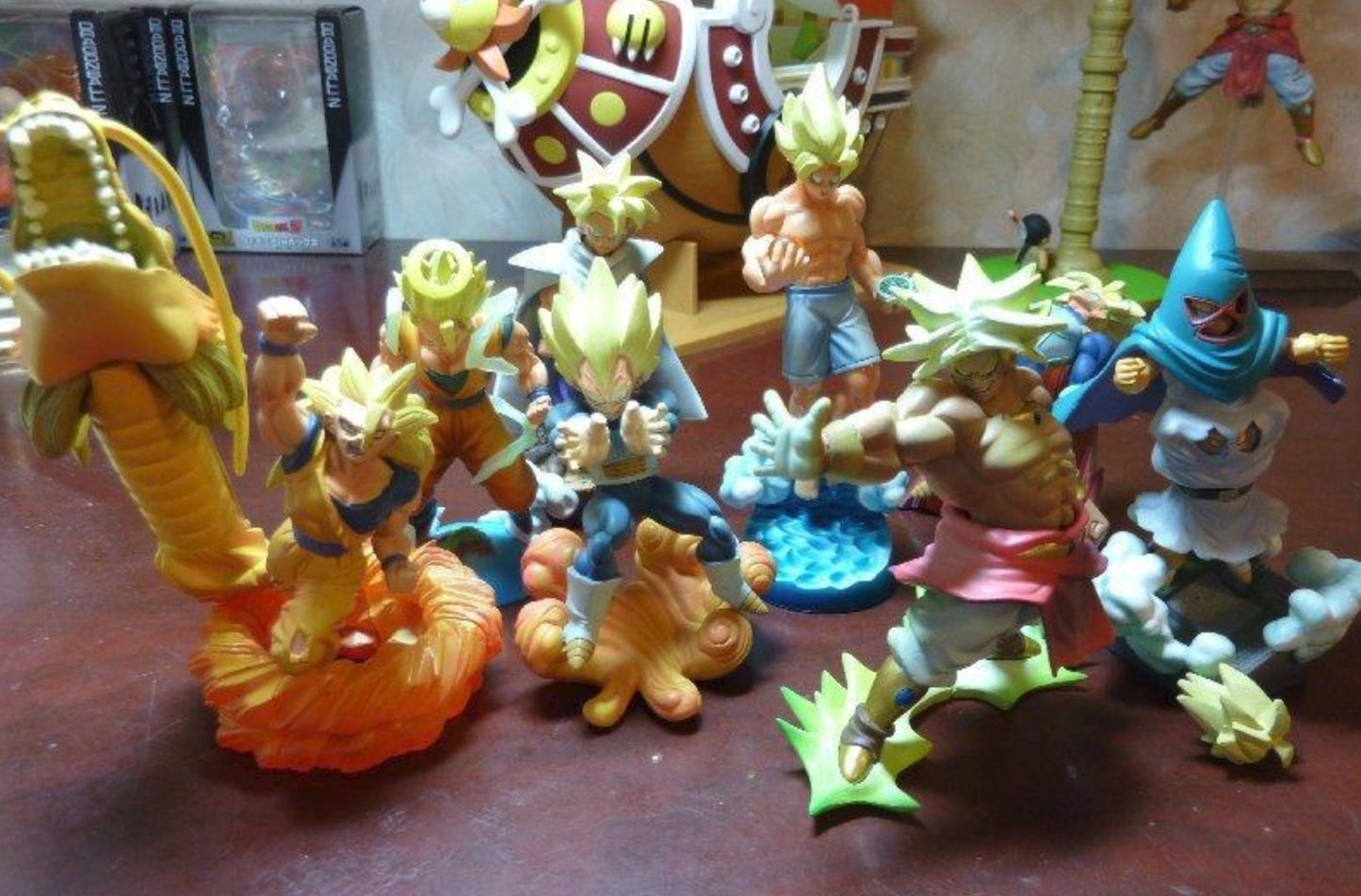 Megahouse Dragon Ball Z DBZ Capsule Neo Part 15 7+1 Secret 8 Trading Figure Set Used