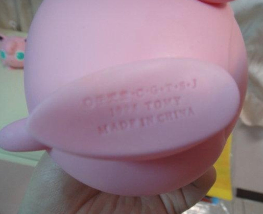 Tomy 1998 Pokemon Pocket Monsters Jigglypuff Soft Vinyl Figure