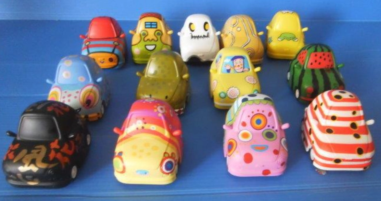 Jun Planning Dream The Canvas Mini Pullback Car 13 Trading Figure Set