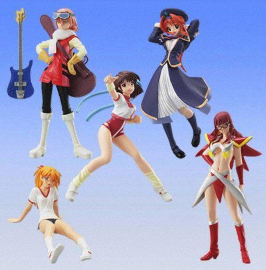 Bandai Gashapon HGIF Gainax Girl Heroines Selection Part 2 5 Figure Set
