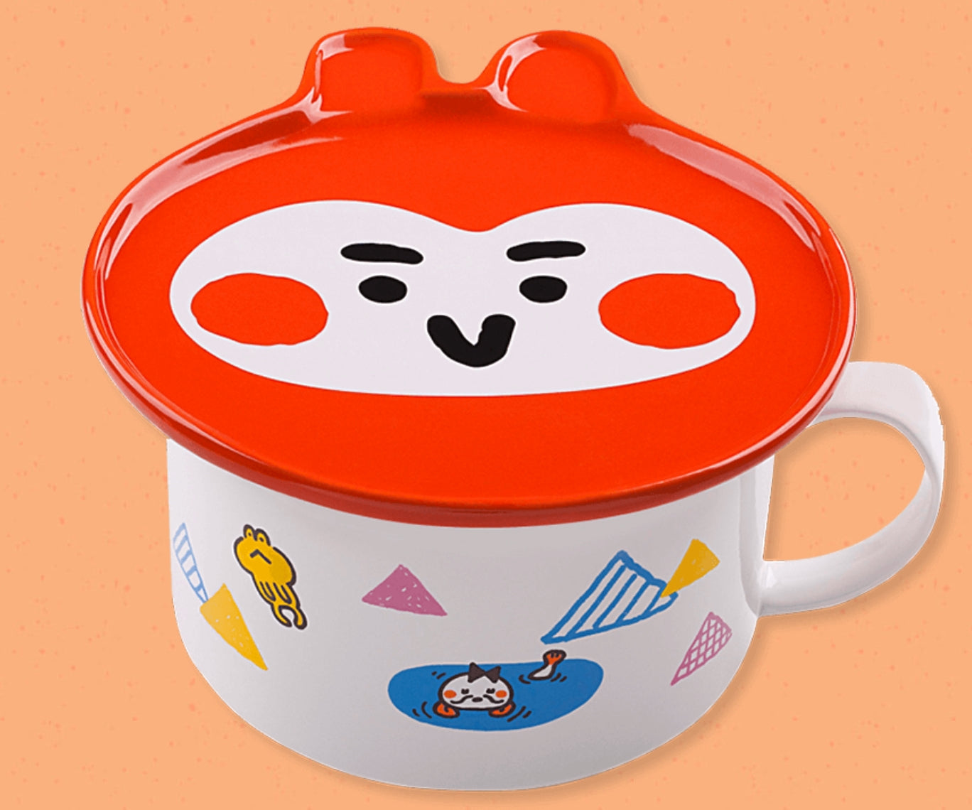 Kanahei Komimizuk Taiwan Family Mart Limited 5" Ceramics Plate & 4" Ceramics Mug Set