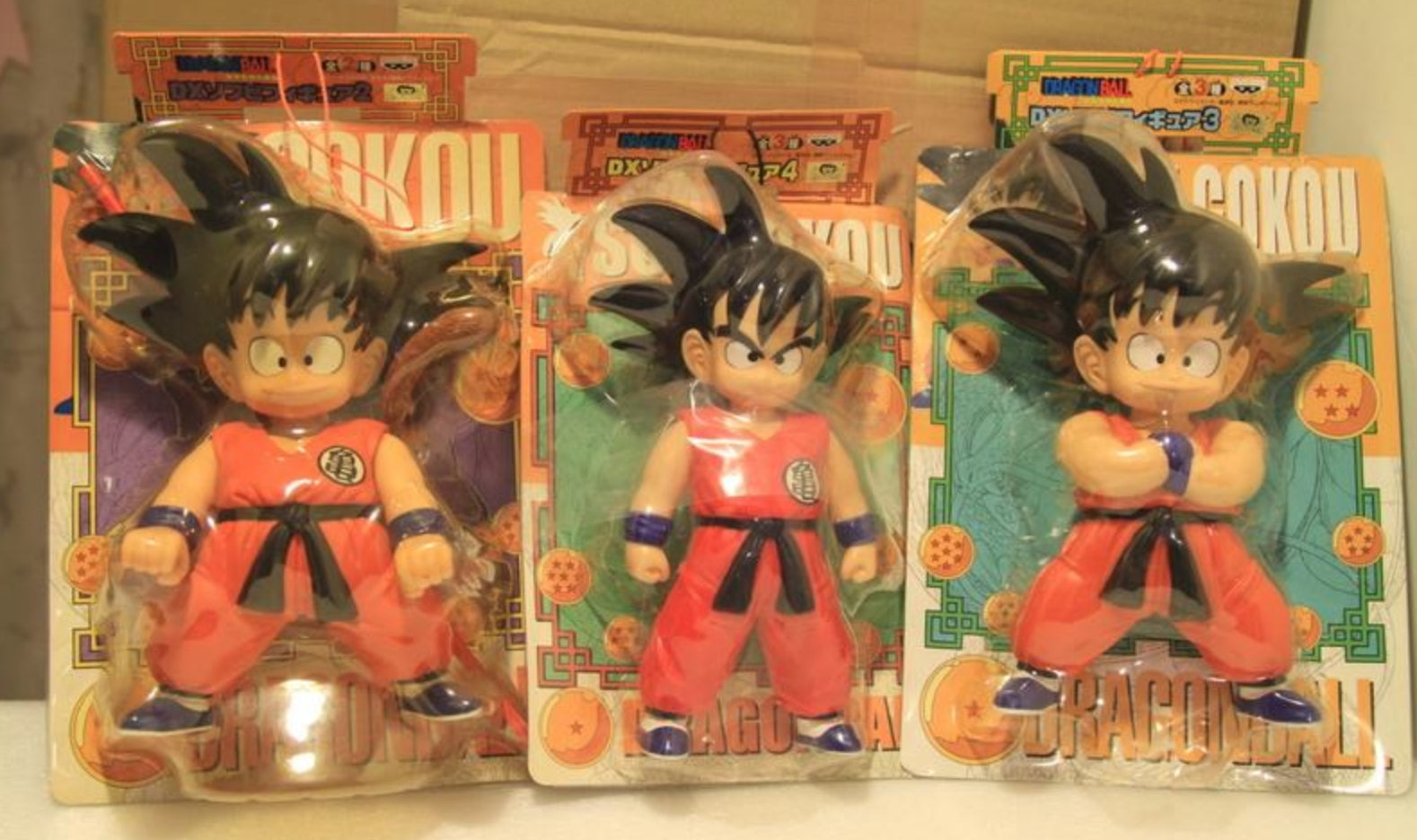 Banpresto Dragon Ball Collection DX 3 Son Goku Soft Vinyl Figure Set –  Lavits Figure
