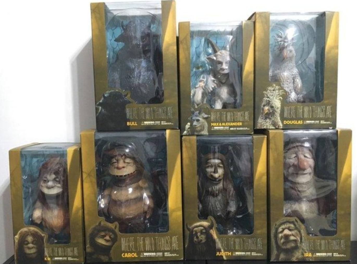 Medicom Toy VCD Vinyl Collectible Dolls Where The Wild Things Are 7 Figure Set