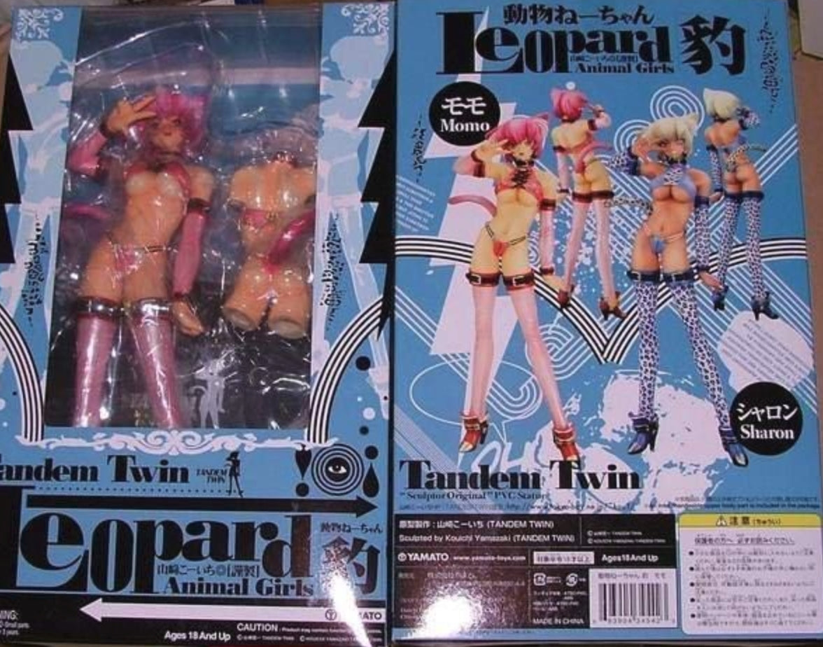 Yamato Tandem Twin 1/6 Pvc Animal Girls Leopard Momo Ver Collection Figure