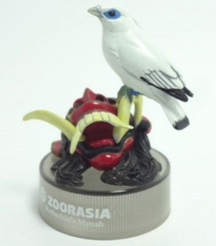 Kaiyodo Zoorasia Lunch Jungle Cracker No 5 Long Crown Starling Bottle Cap Trading Figure