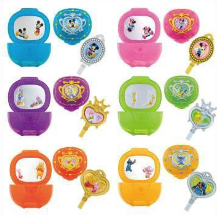 Takara Tomy Disney Gashapon Mini Shiny Jewel Box 6 Collection Figure Set