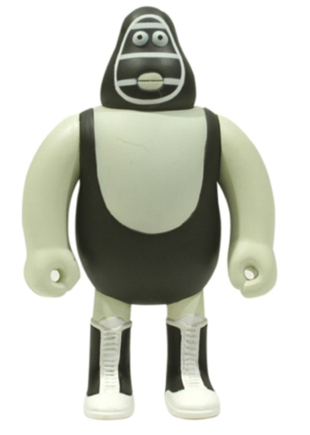 Amos Toys 2005 James Jarvis In-Crowd Wrestling Federation ICWF Mahobin 4" Vinyl Figure Used