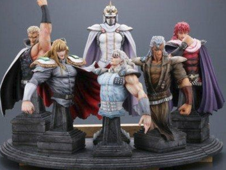 Kaiyodo Fist Of The North Star 6 Bust Resin Statue Collection Figure Set