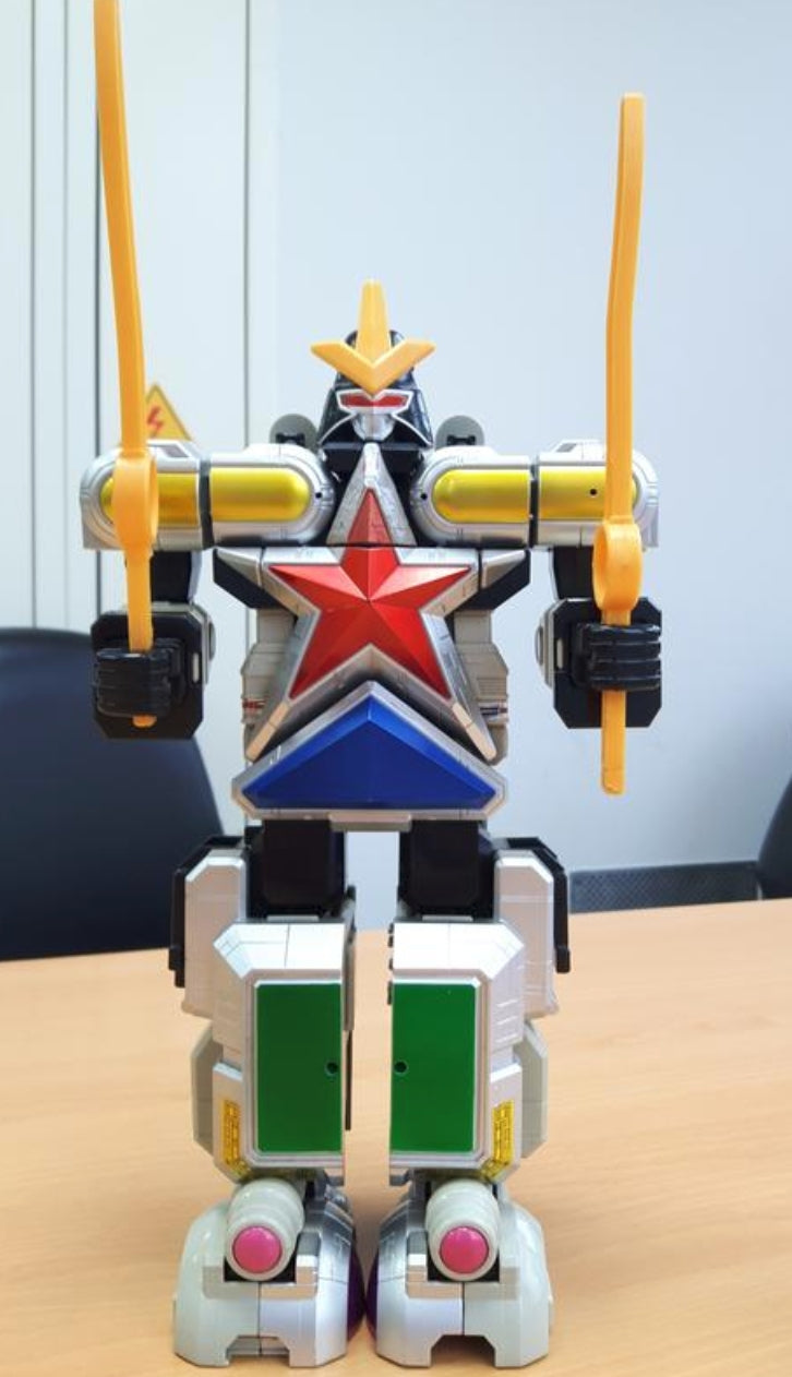 Bandai Power Rangers Zeo Ohranger Super Zeo Megazord Action Figure Set