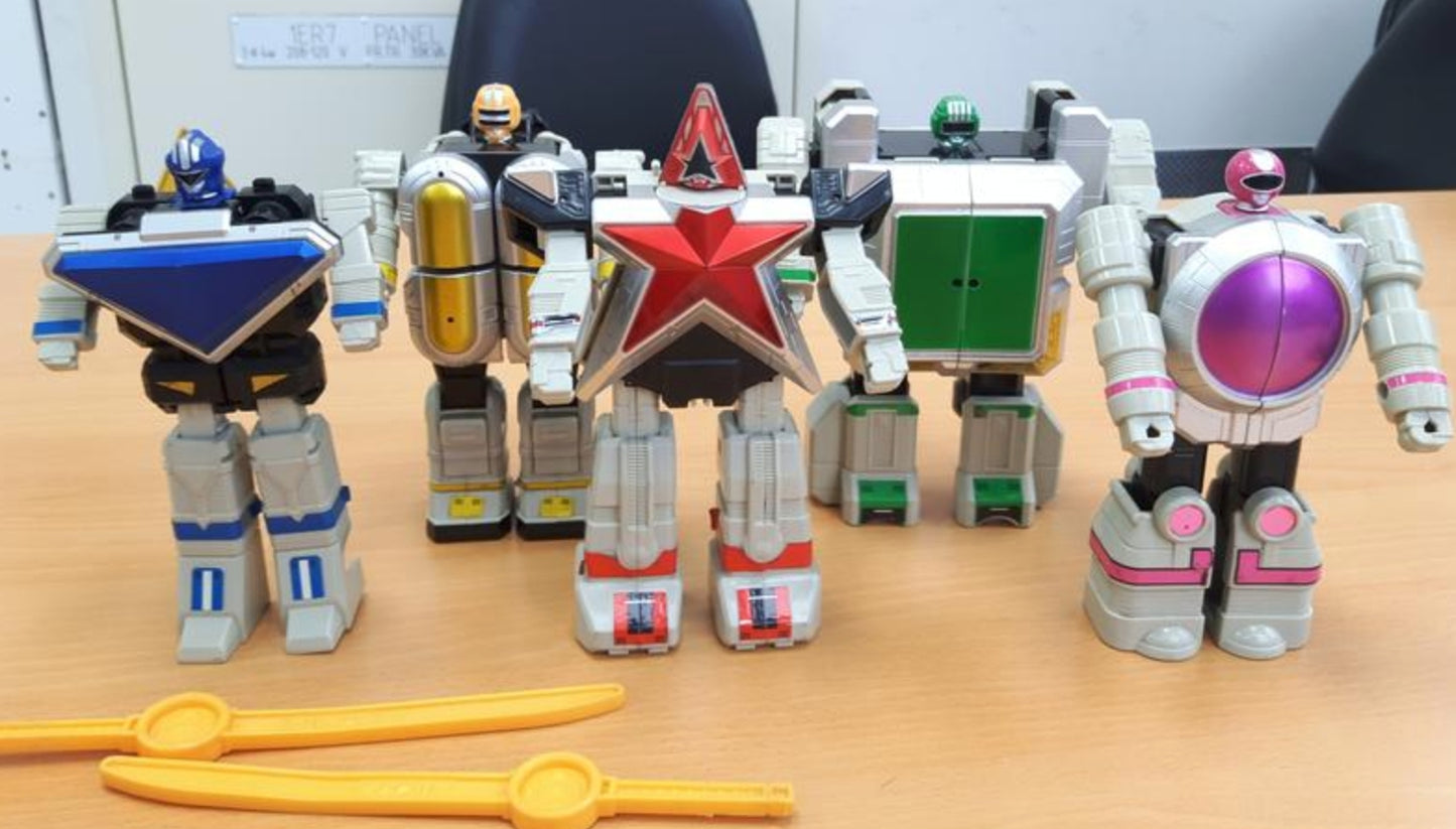 Bandai Power Rangers Zeo Ohranger Super Zeo Megazord Action Figure Set