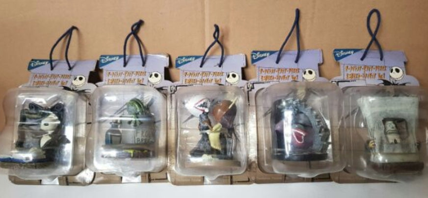 Sega Prize Tim Burton The Nightmare Before Christmas 5 Mini Trading Figure Set