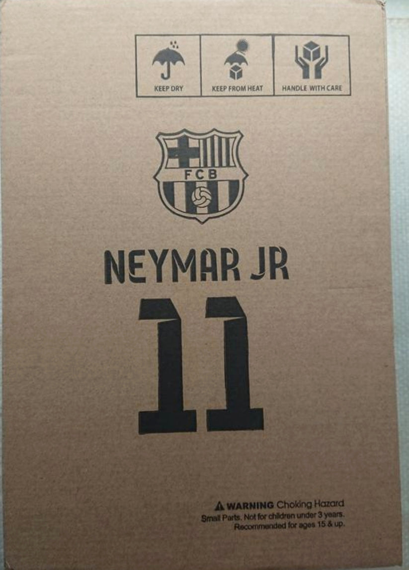 ZCWO 12" 1/6 FCB Neymar Jr Action Figure Used