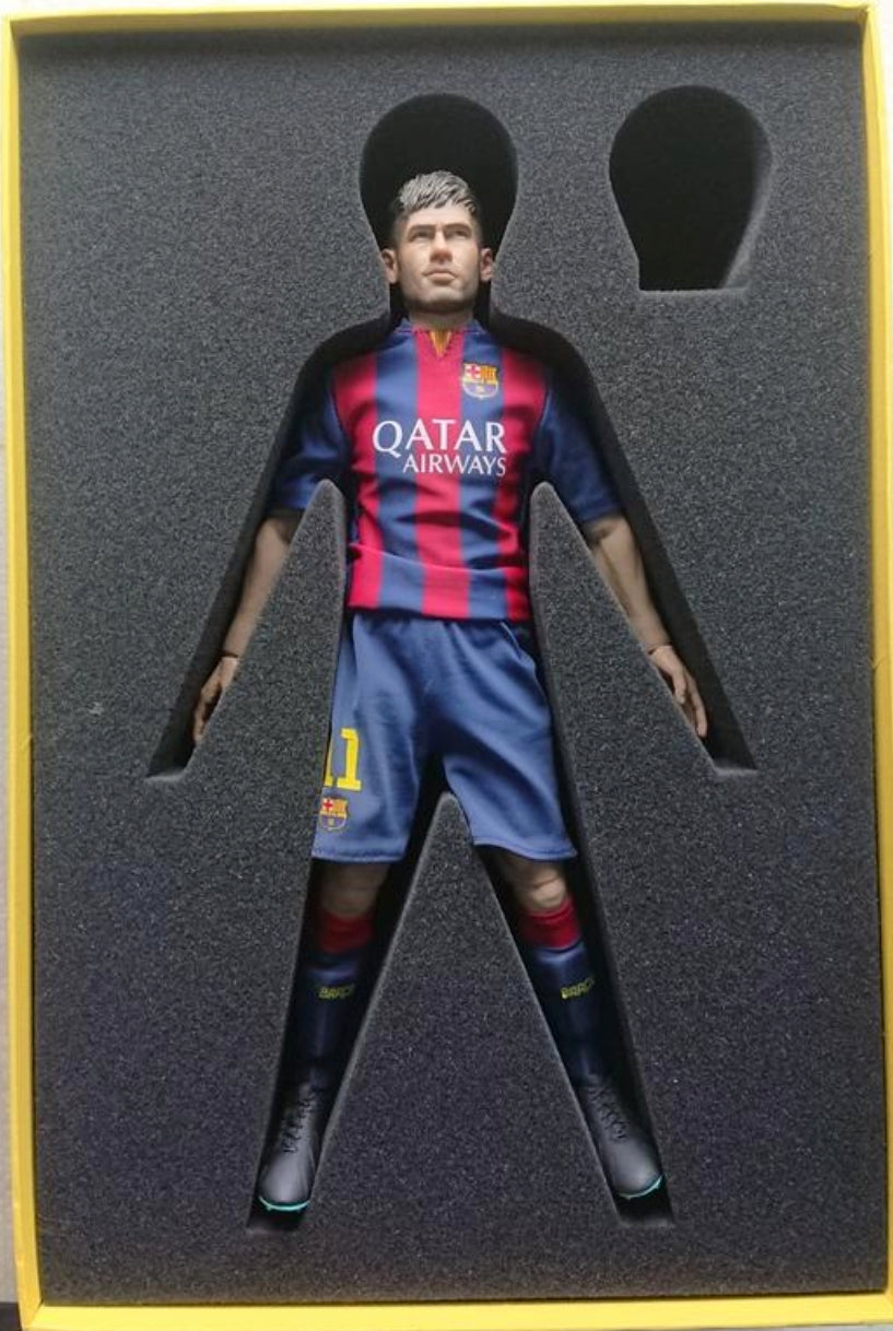 ZCWO 12" 1/6 FCB Neymar Jr Action Figure Used