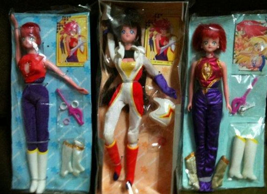 Bandai Cutie Honey 3 Licca Doll Action Figure Set