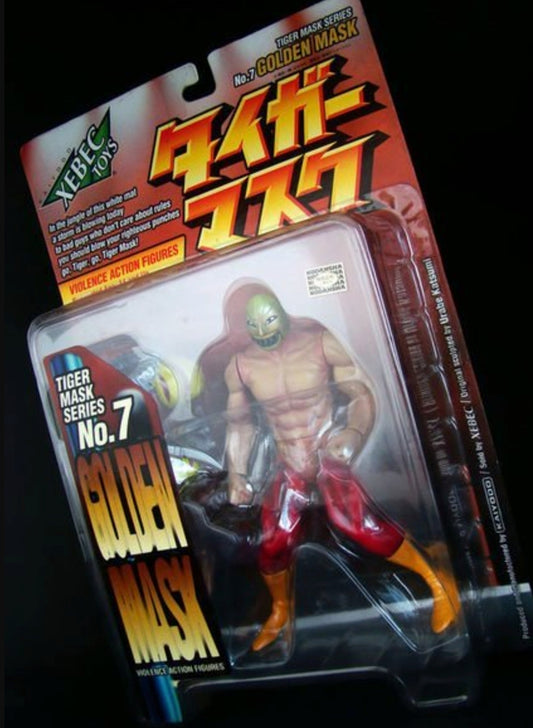 Kaiyodo Xebec Toys Tiger Mask Series No 7 Golden Mask Action Figure