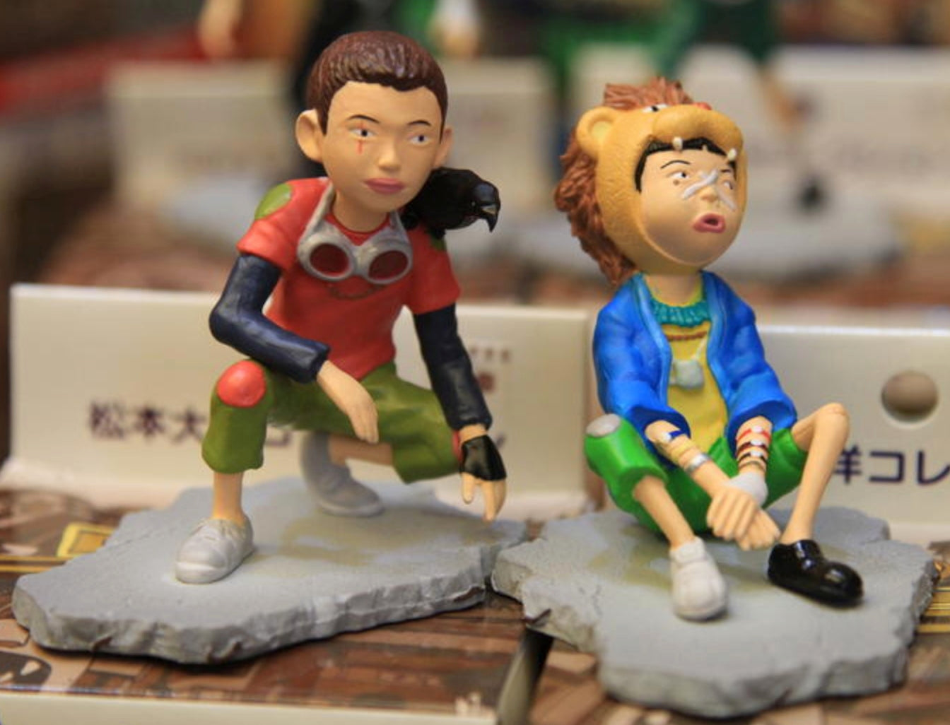 Jun Planning Tekkon Kinkreet Kuro Shiro 6 3.5" Trading Collection Figure Set Used