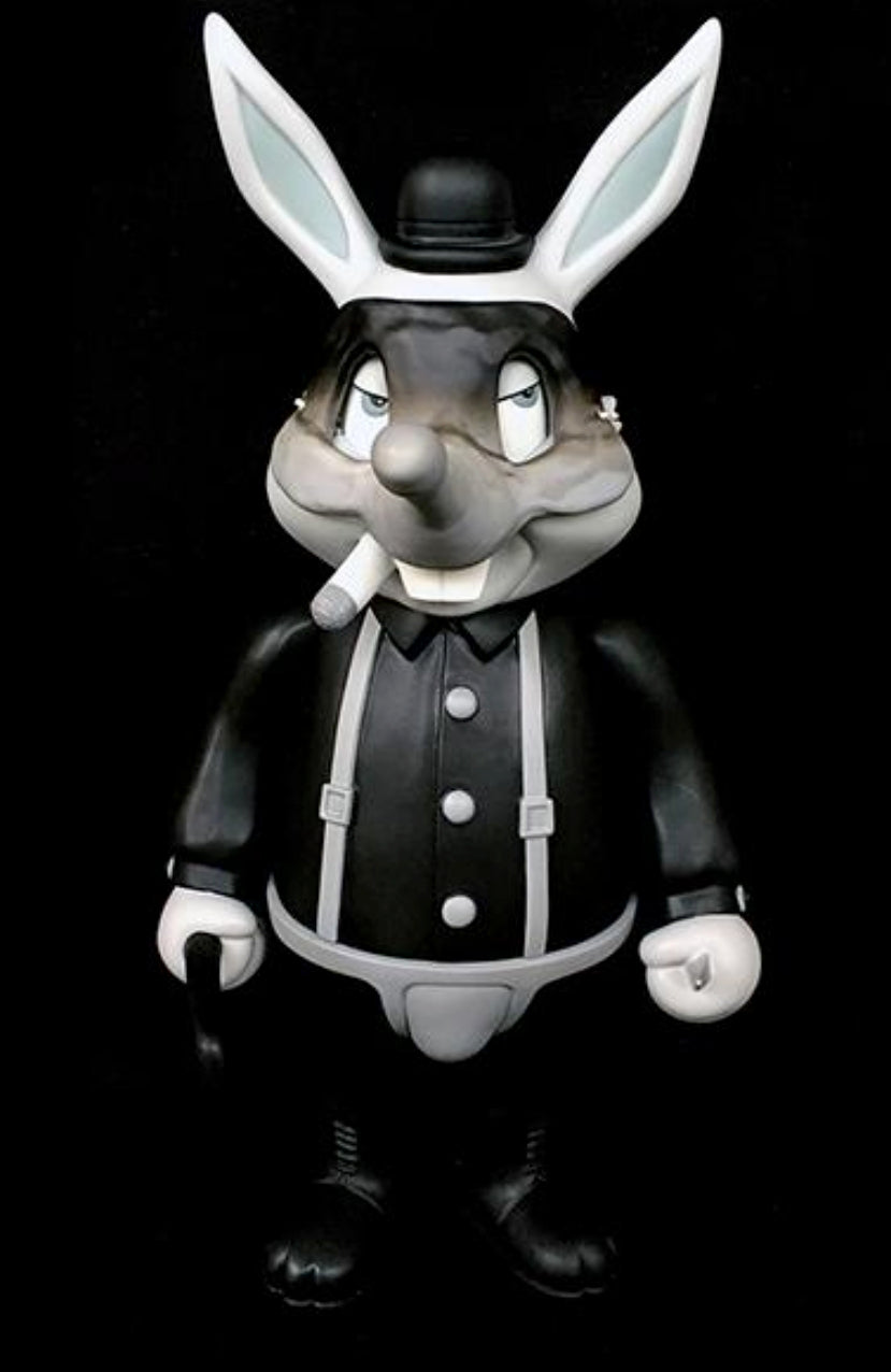 BlackBook Toy 2016 Frank Kozik T9G A Clockwork Carrot Monochrome Ver 12" Vinyl Figure
