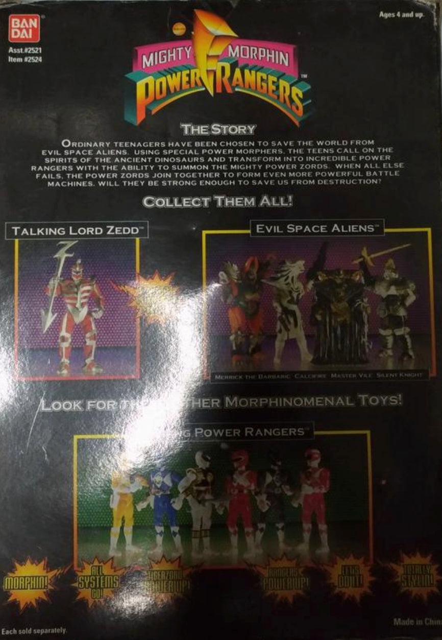 Bandai Mighty Morphin Power Rangers Evil Space Aliens Deluxe Master Vile Action Figure