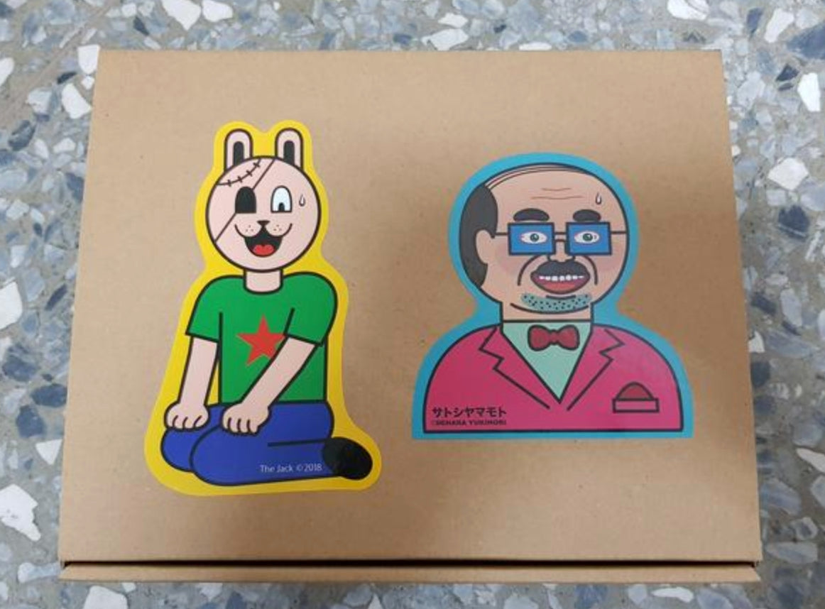 Yukinori Dehara x The Jack Satoshi Yamamoto & Rabbit Pink ver 6.5" Vinyl Figure Set