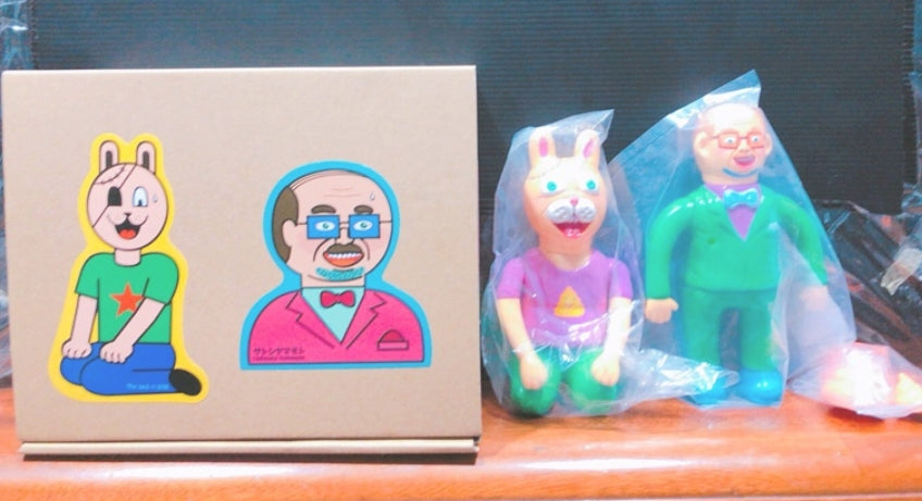 Yukinori Dehara x The Jack Satoshi Yamamoto & Rabbit Green ver 6.5" Vinyl Figure Set