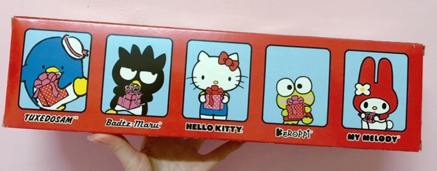Sanrio My Melody Keroppi Hello Kitty Badtz Maru Tuxedosam 3.5" Trading Figure Set
