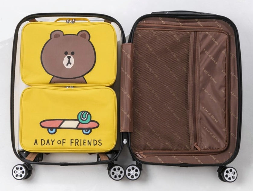 Line Friends Taiwan Watsons Limited 20" Boarding Case Travel Trunk