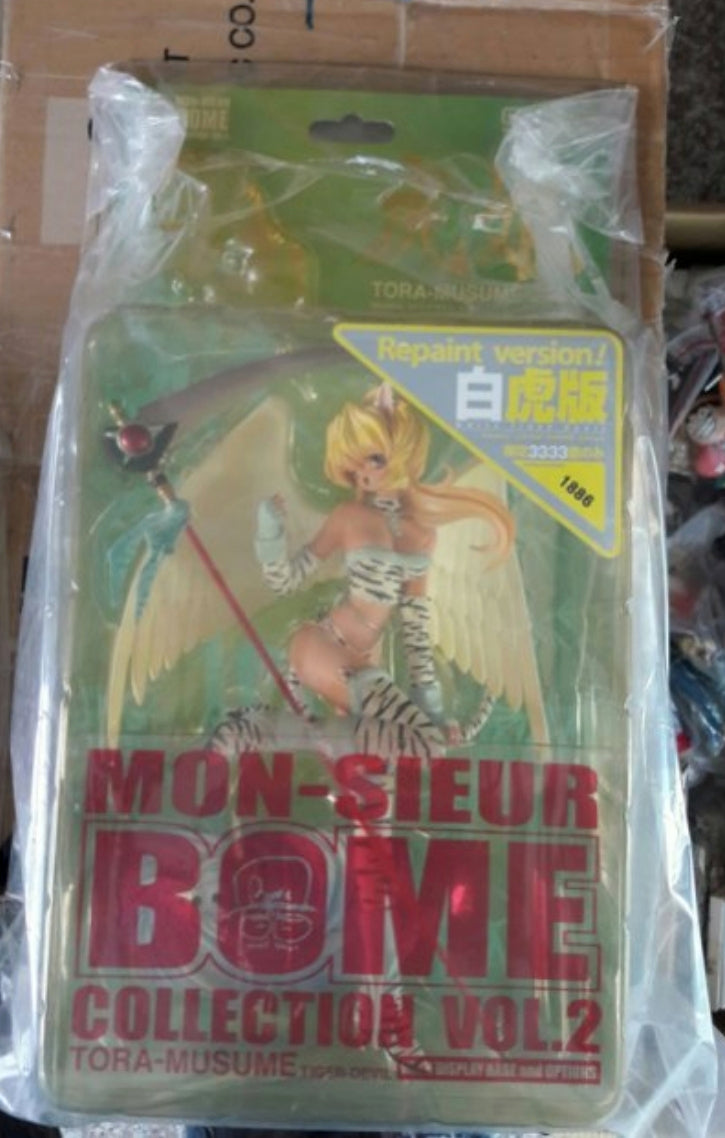 Kaiyodo Monsieur Bome Collection Vol 2 Tora Musume Tiger Devil White ver Pvc Figure