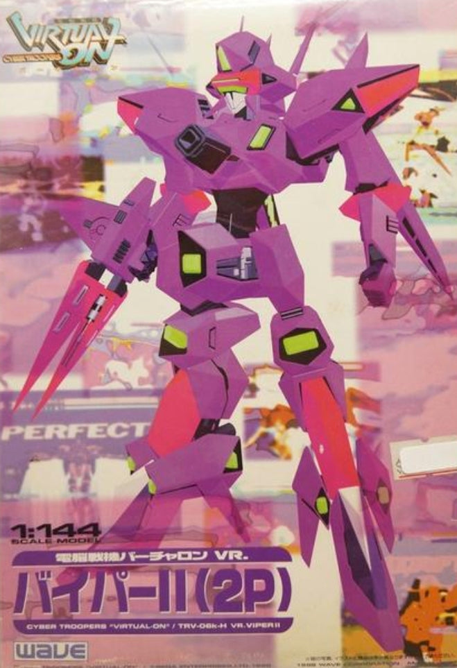 Wave 1/144 Cyber Troopers Virtual On TRV-06K-H Viper II VR-23 2P ver Plastic Model Kit Figure