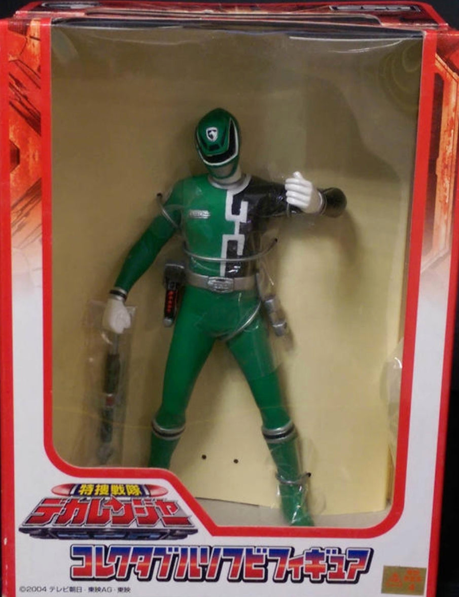 Banpresto Power Rangers Dekaranger SPD Space Patrol Delta Soft Vinyl Collection Series 1 Green Fighter 4" Trading Figure