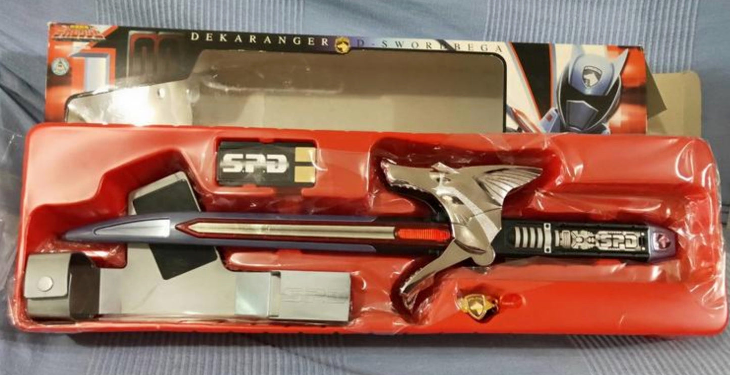 Bandai Power Rangers Dekaranger SPD Space Patrol Delta D-Sword Bega Vega Weapon Figure