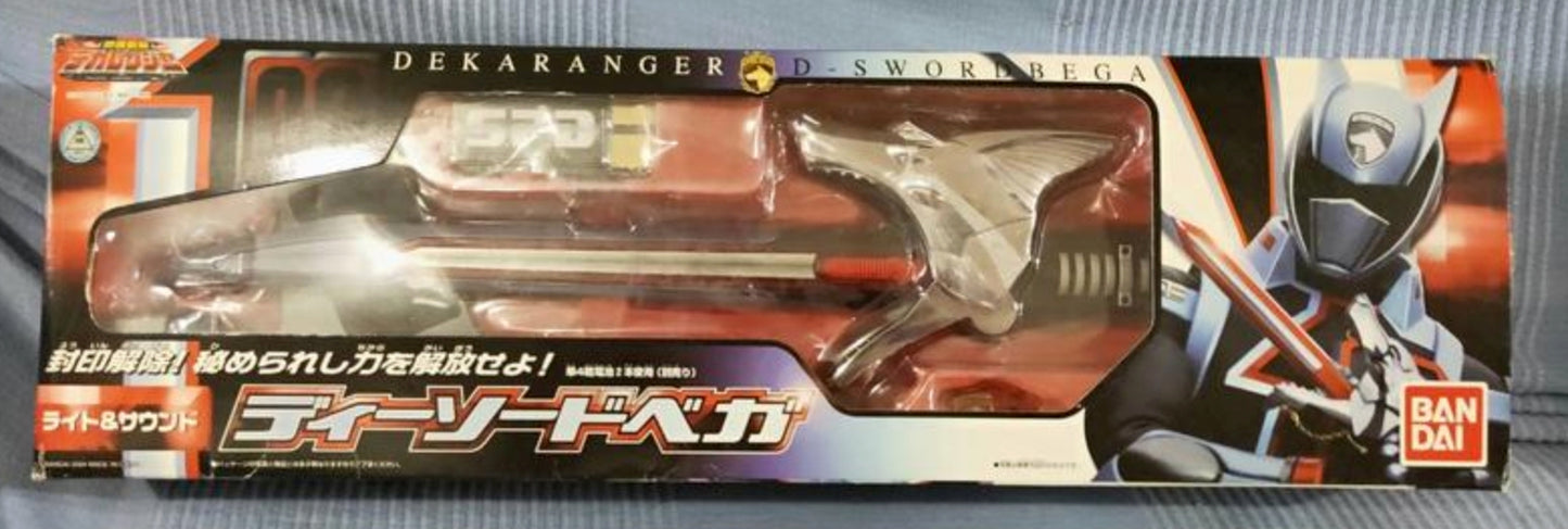 Bandai Power Rangers Dekaranger SPD Space Patrol Delta D-Sword Bega Vega Weapon Figure