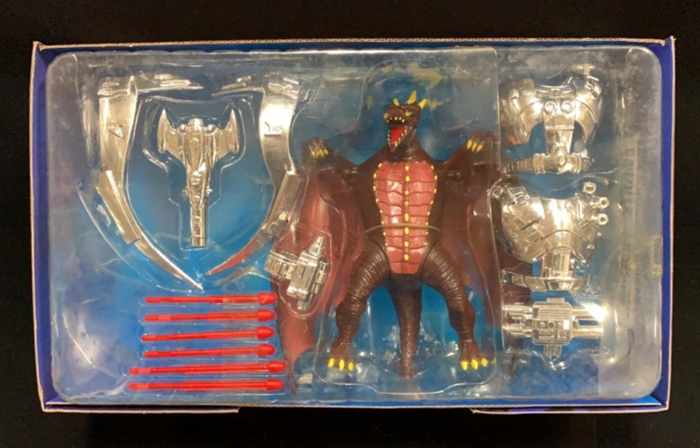 Trendmasters Godzilla Wars Space Godzilla Cyber Rodan Snap On Armor Trading Figure