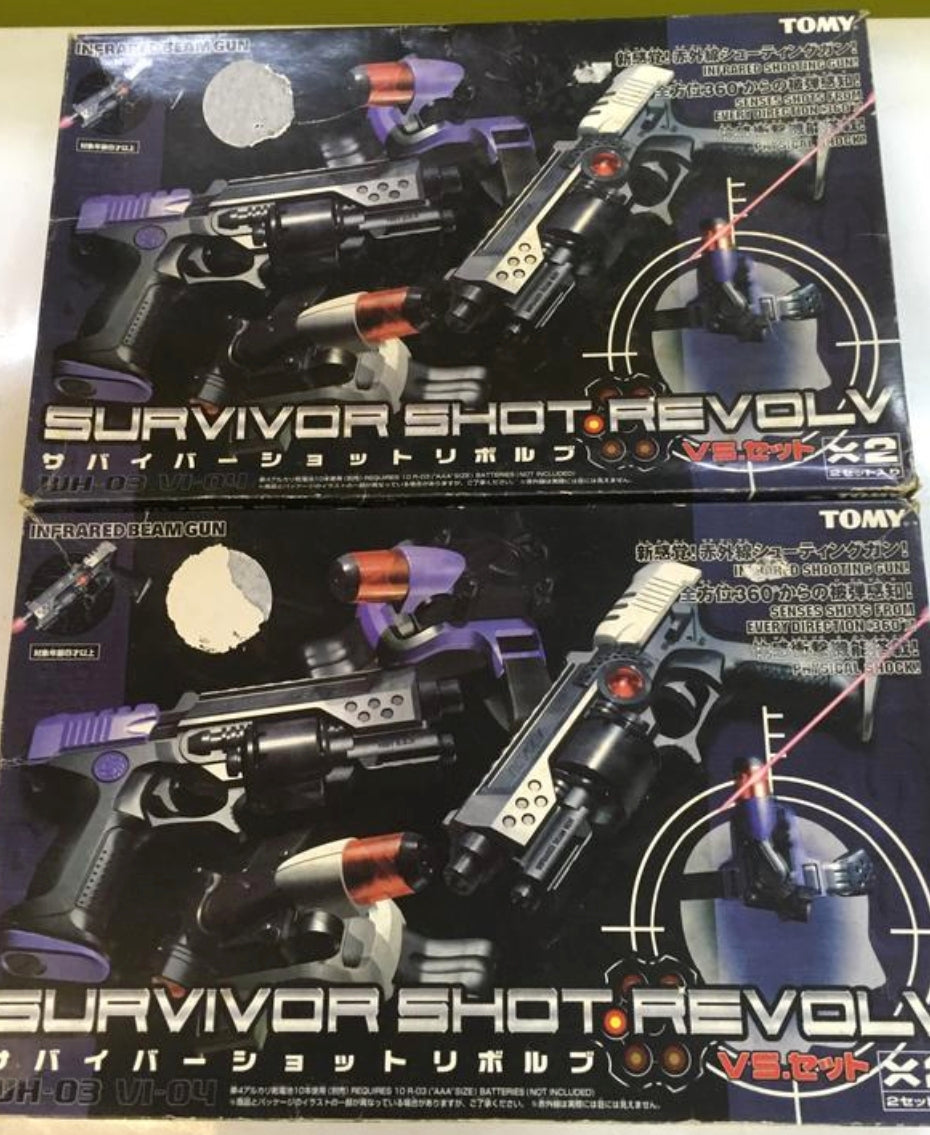 Tomy Survivor Shot Revolv Infrared Beam Gun 2 Play Game Set Figure
