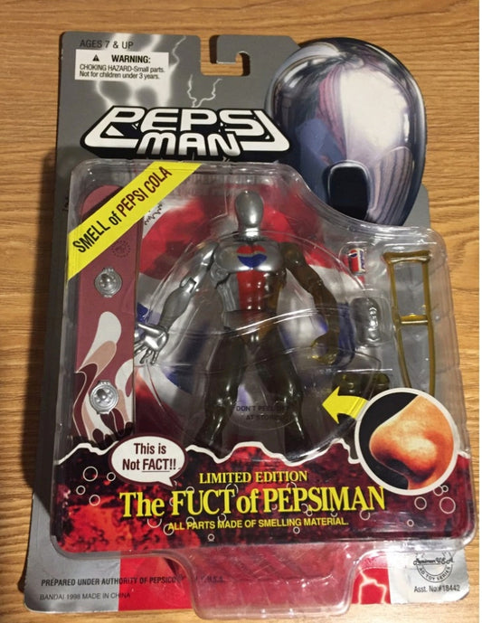 Bandai 1998 Pepsiman The Fuct Of Pepsiman Limited Edition Action Figure