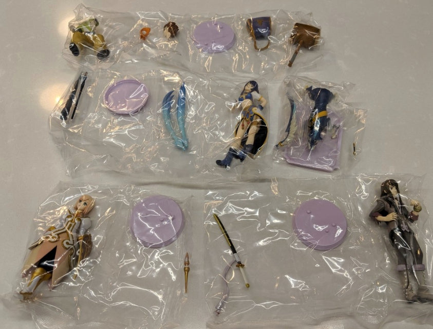 Kotobukiya One Coin Grande Collection Tales of Series Vesperia TOV 4+1 Secret 5 Trading Figure Set