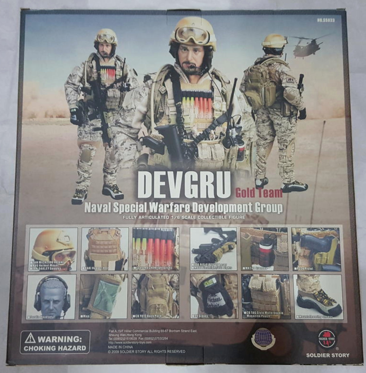 Soldier Story 1/6 12" Devgru Gold Team Naval Special Warfare Development Group Action Figure