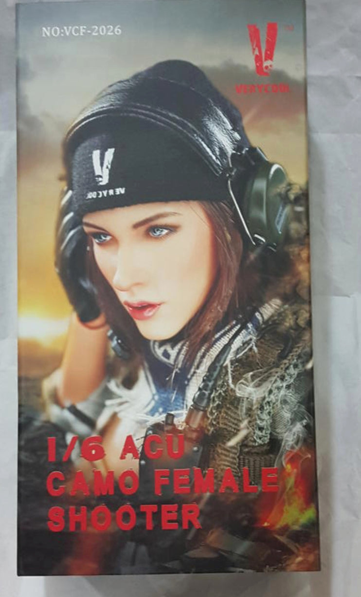 Verycool 1/6 12" VCF-2026 Acu Camo Female Shooter Action Figure