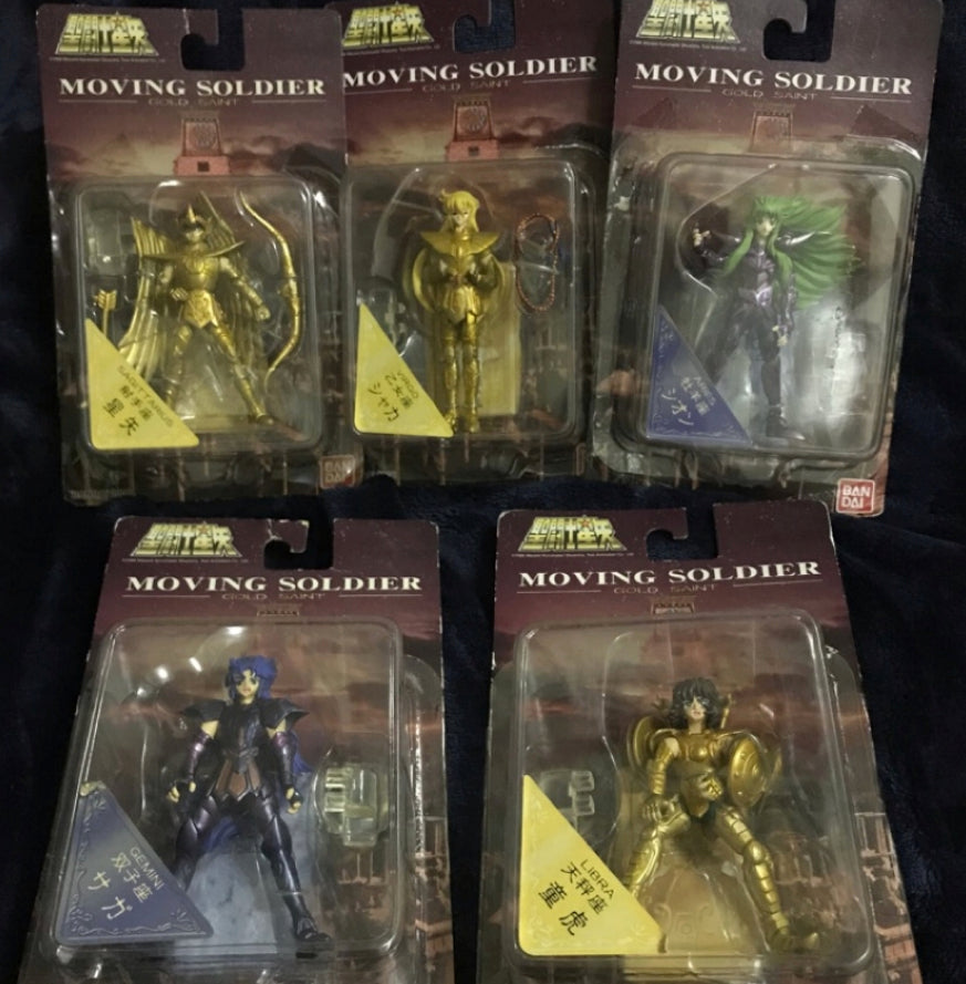 Bandai Saint Seiya Myth Cloth Overture Moving Soldier Gold 5 Figure Set