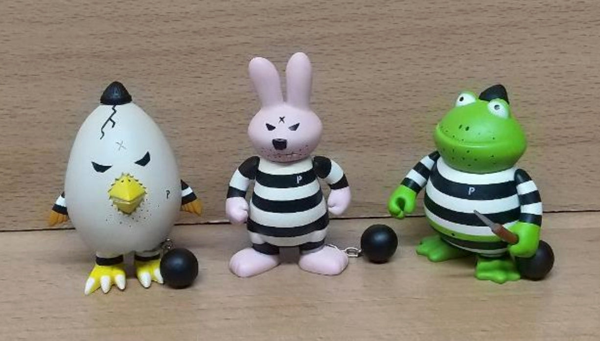 Kidrobot Frank Kozik Chumps 11 3" Vinyl Figure Set Used
