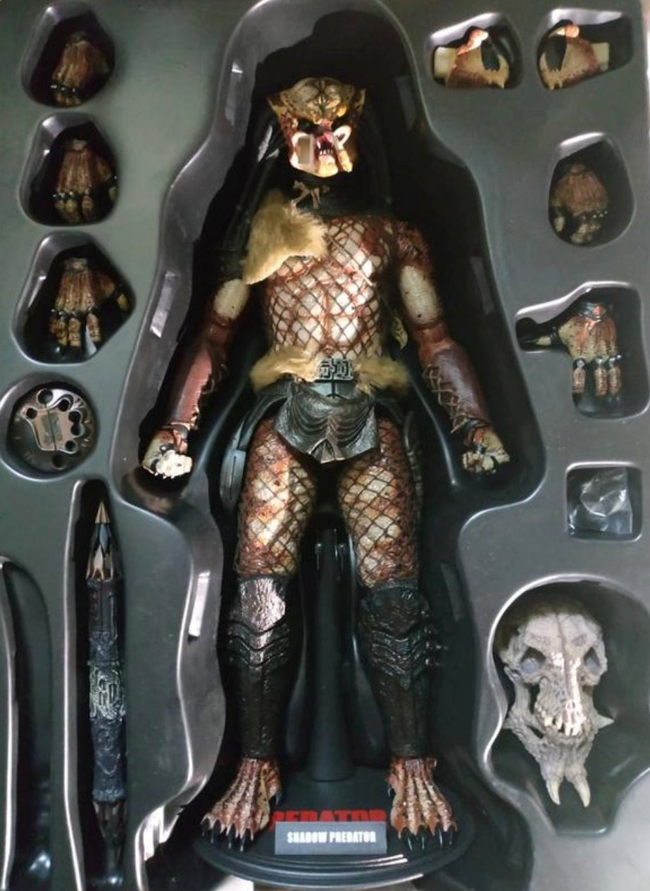 Hot Toys 1/6 12" Predators Shadow Predator Action Figure Used