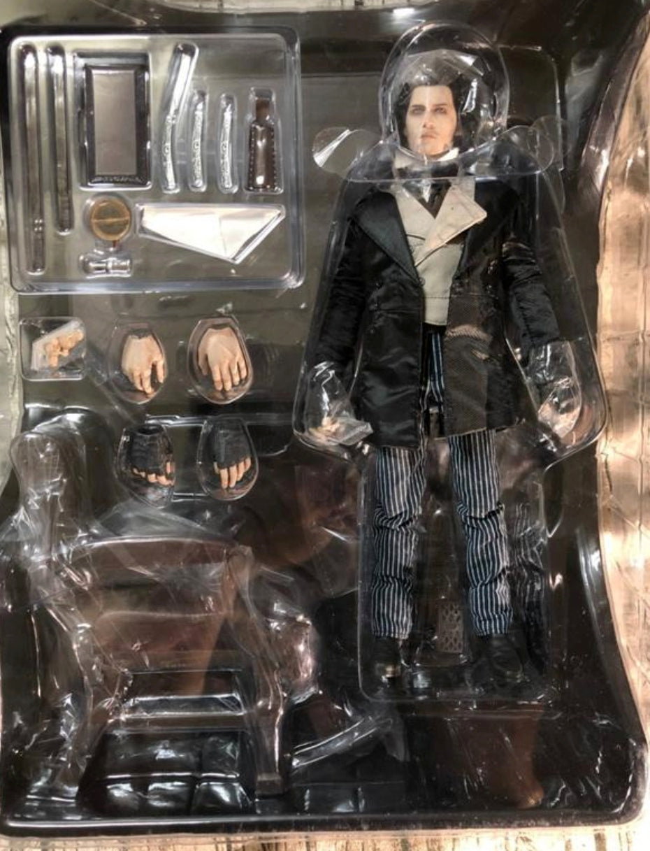 Hot Toys 1/6 12" Sweeney Todd The Demon Barber of Fleet Street Action Figure