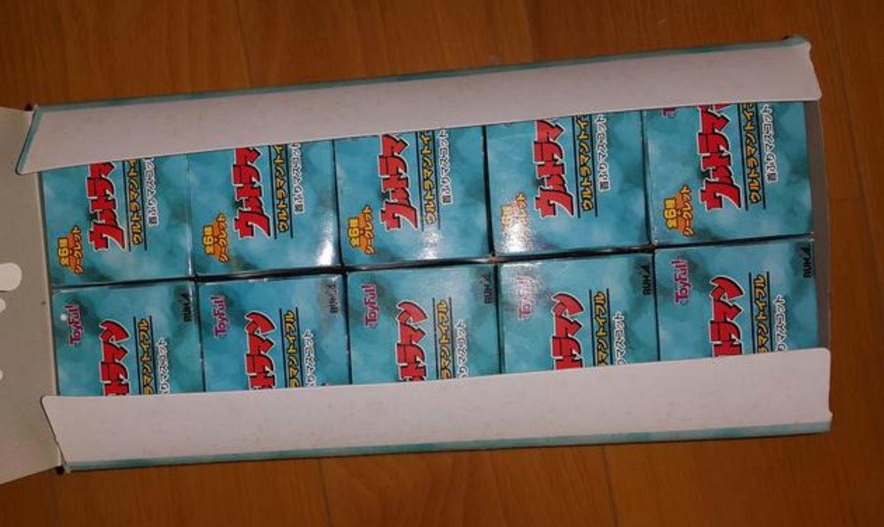 Run'A Toyfull Ultraman Bubble Head Sealed Box 10 Random Trading Collection Figure Set