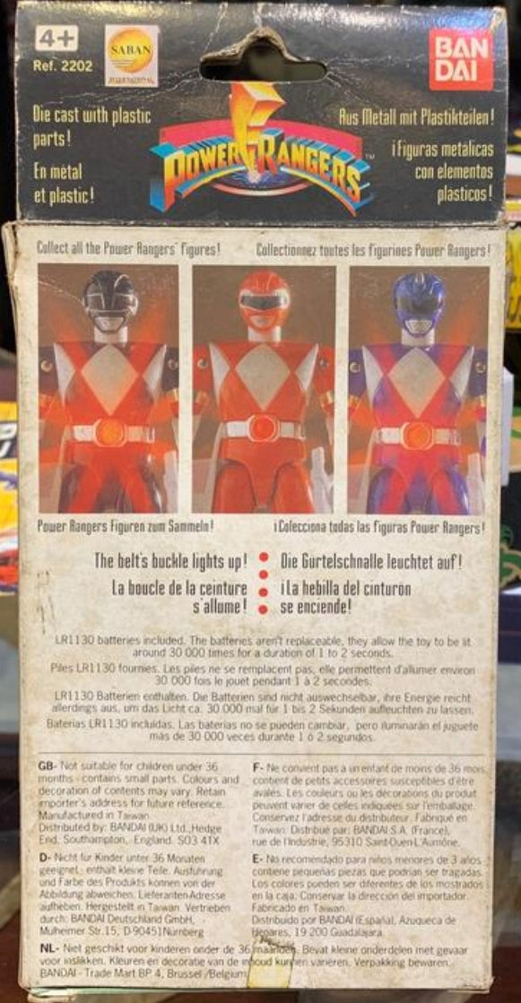 Bandai Power Rangers Kyoryu Sentai Zyuranger Chogokin Die Cast Blue Fighter Action Figure