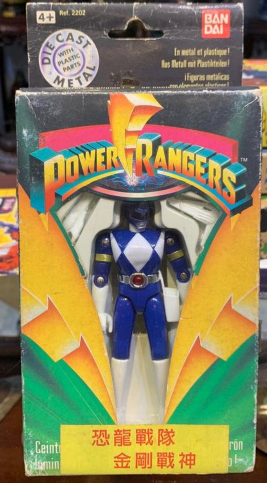 Bandai Power Rangers Kyoryu Sentai Zyuranger Chogokin Die Cast Blue Fighter Action Figure